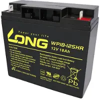Long WP18-12SHR Loodaccu 12 V 18 Ah Loodvlies (AGM) (b x h x d) 181 x 167 x 76 mm M5-schroefaansluiting VDS-certificering, Geringe zelfontlading, Onderhoudsvrij