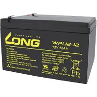 Long WPL12-12 Loodaccu 12 V 12 Ah Loodvlies (AGM) (b x h x d) 151 x 93 x 98 mm Kabelschoen 6.35 mm Geringe zelfontlading, Onderhoudsvrij