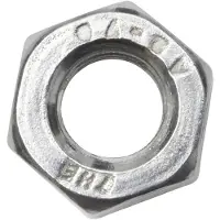 Swg 322819 Moer M8 DIN 934 RVS V2A Verzinkt 100 stuk(s)
