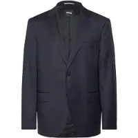 BOSS ONE Regular-fit colbert van scheerwollen sergestof