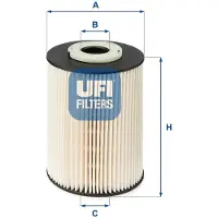 Ufi 26.020.00 Brandstoffilter