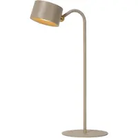 Lucide Oplaadbare Bureaulamp Jolan - Taupe - Dim To Warm - 3,5w
