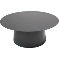 Qopps Koffietafel Okios - 90 cm - Aluminium - Rond -