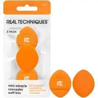 Real Techniques Mini M. Concealer Puff Trio Make-up spons 1 st