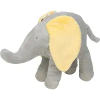 Happy horse Olifant Emmett Knuffel 22 cm - Grijs/Geel - Baby knuffel