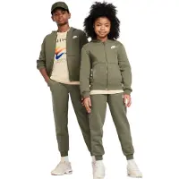 Nike Sportswear Club Fleece Trainingspak Kids Olijfgroen Wit