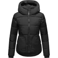 NAVAHOO Winterjas 'Lachperle XIV' zwart