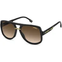 Carrera VICTORY C 10/S MATTE BLACK GOLD/BLACK BROWN GREEN 59/17/145 Herrenbrillen Zonnebrillen