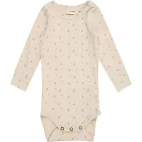 Lil´ Atelier Rompertje/body 'NBFGago' crème / groen / rosa