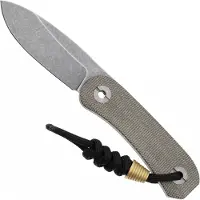 Knafs Co. Lander 4 -00394 Moondust Micarta, vaststaand mes