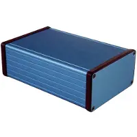 Hammond Electronics 1455N1601BU Universele behuizing 160 x 103 x 53 Aluminium Blauw 1 stuk(s)