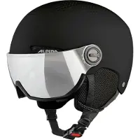 Alpina Skihelm Arber Visor Black Matt-54 - 58 cm