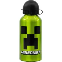 Minecraft aluminium drinkbeker / drinkfles - 400 ml - groen