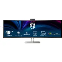 Philips 49B2U6903CH/00 computer monitor 124,5 cm (49") 5120 x 1440 Pixels Dual QHD LCD Grijs