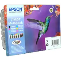 Epson T0807 Inktcartridge 6-kleuren Multipack