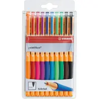 Stabilo rollerbalpen PointVisco, 10-delige set