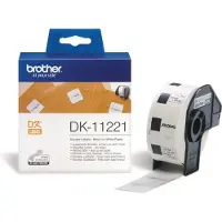 Brother DK-11221 Etiket Zwart op wit (23 mm x 23 mm)