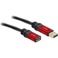 DeLOCK - USB 3.0 Verlengkabel - Zwart - 5 meter