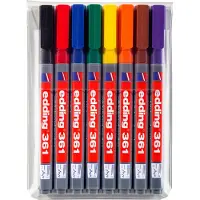 Edding Whiteboardmarker edding 361 rond 1mm assorti set à 8 stuks