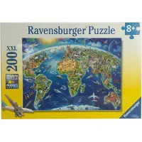 Ravensburger puzzel De wereld in symbolen - legpuzzel - 200 stukjes
