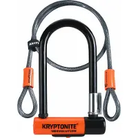Kryptonite - Fiets accessoires - Evolution Mini 7 + Flex voor Unisex van Nylon - Zwart