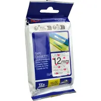 Brother TZe-MPPH31 Tape Zwart op wit (hartjes)