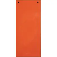 Exacompta Scheidingsstroken rechthoekig 180 g/m², gerecycleerd, met perforatie, oranje