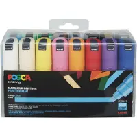 Posca PC-8K acrylmarkerset (8 mm beitel) 16 stuks