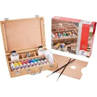 Van Gogh acrylverf kist basic - 10x40 ml + accessoires