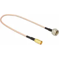 DeLOCK F-Connector Male - SMB-Female - RG316