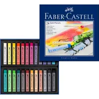 Faber-Castell pastelkrijt - Creative Studio - softpastel - 24 stuks - assorti kleuren - FC-128324