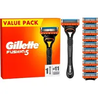 Gillette Fusion5 - Value Pack - Houder + 11 Navulmesjes