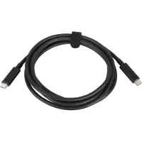 Lenovo USB-C naar USB-C kabel 2 m - 4X90Q59480, Black