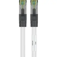 Goobay CAT 8.1 patchkabel, S/FTP (PiMF), wit, 5 m