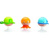 Hape Zeedieren Rammelaar Set - 3 rammelaars met zuignap voor baby vanaf 0 maanden
