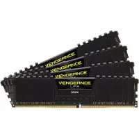 Corsair DIMM 64 GB DDR4-3200 (4x 16 GB) Quad-kit (zwart, CMK64GX4M4E3200C16, Vengeance LPX, INTEL XMP)