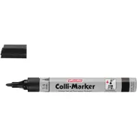 Herlitz 08860603 permanente marker Zwart 10 stuk(s)