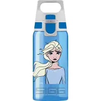 SIGG viva 0.5l kids: ELSA II, polypropyleen, blauw, met ONE dop, Made in Europe