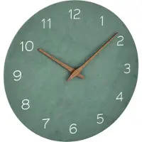 TFA-Dostmann 60.3054.04 Wandklok Kwarts 29.7 cm x 45 mm Jade, Groen