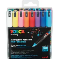 Creativ Company PC-1MR acrylmarkerset (0,7 mm rond) 16 stuks