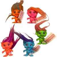 Comansi 5x kleine trollen van de Trollenset figuurtjes (Trolls 5 cm)