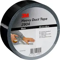 3M 2904D4850B Textieltape 2904 Zwart (l x b) 50 m x 48 mm 1 stuk(s)