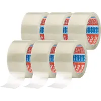 TESA tesapack 64014-500-00 Plakband Transparant (l x b) 66 m x 50 mm 6 stuk(s)