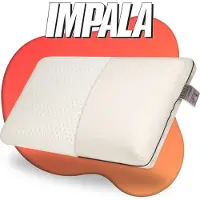 Nachtrustonline Impala Latex original|100% Natuurlijk|Ondersteunend, Ademend Orthopedisch kussen|Medium/Stevig kusse