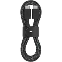 Native Union Belt Cable - Zwart - USB-C naar USB-C - 1.2M - 60W