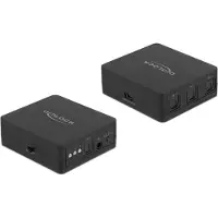 DeLOCK Toslink-schakelaar - 3 ingangen naar 1 uitgang - USB-voeding