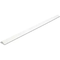 DeLOCK Kunststof kabelgoot half-rond met zelfklevende plakstrip - 100 x 3 cm / wit