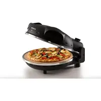Ariete 0917/00 - PIZZA IN 4 'MINUTES - pizzaoven - 1200W - timer - diameter 32 cm - max. 400 graden - zwart