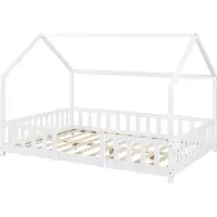 En.casa Kinderbed Sisimiut met uitvalbeveiliging 120x200 cm wit