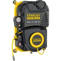 Fatmax Stanley - Professionele Compressor - zonder Olie - Walltech - Low Noise - 24 L / 1.5 pk / 8 bar